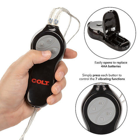 Colt 7 Function Twin Turbo Bullet Vibrator