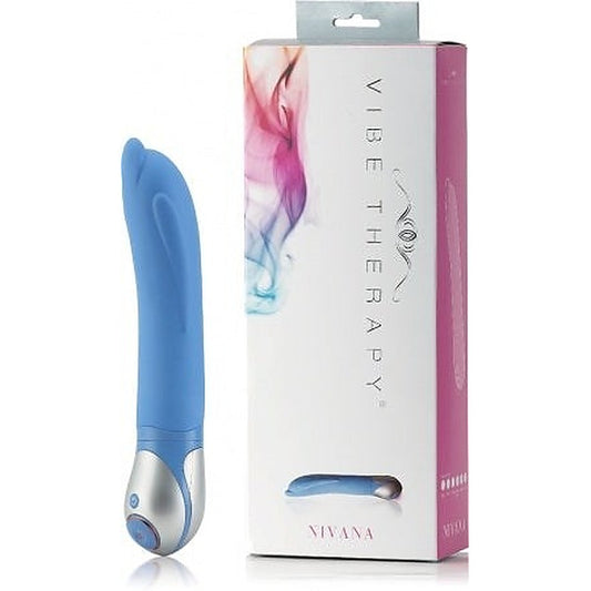 Nirvana Blue Silicone Vibrator by Vibe Therapy