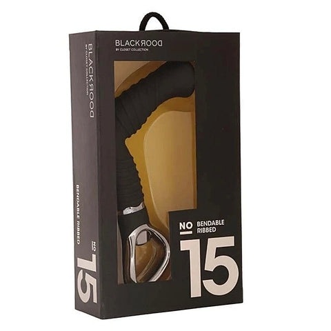 Black Door No.15 Bendable Ribbed by Closet Collection Toys