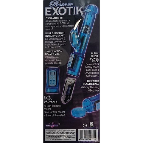 Exotik Beaver Vibrator by Seven Creations