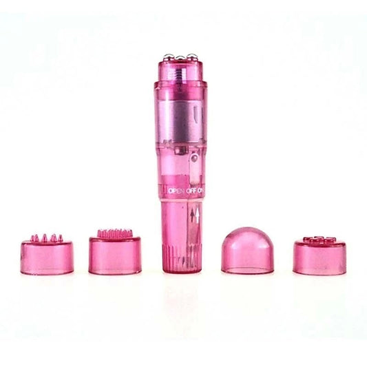 Pocket Pleasure Vibrator and Attachments by BDStyle