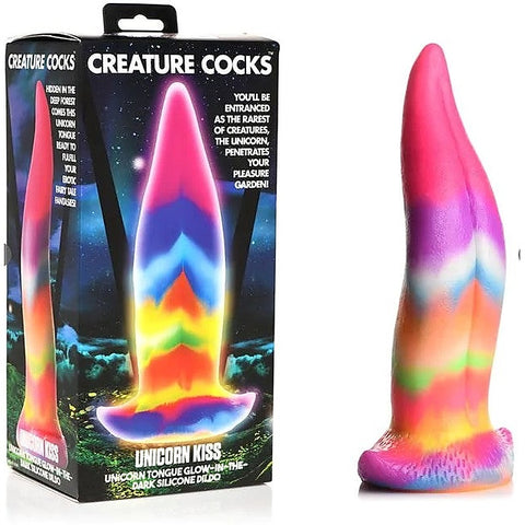 Unicorn Kiss Silicone Dildo by XR Brands