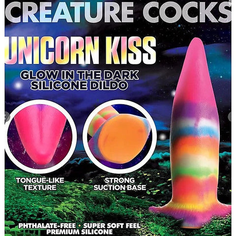 Unicorn Kiss Silicone Dildo by XR Brands
