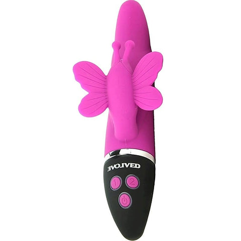 Trio of Hearts Lush Butterfly Vibrator by Evolved