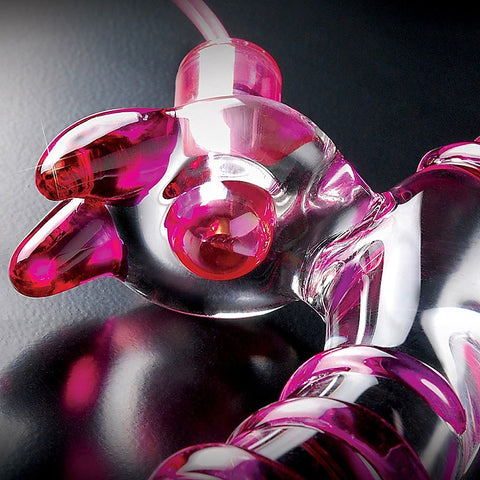 Icicles No 16 Glass Rabbit Vibrator by Pipedream