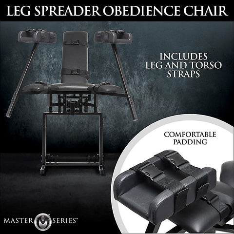 Master Series Leg Spreader Obedience Chair by XR Brands