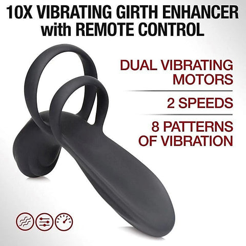 Trinity Dual-Motor Silicone Girth Enhancer by XR Brands