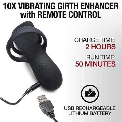Trinity Dual-Motor Silicone Girth Enhancer by XR Brands