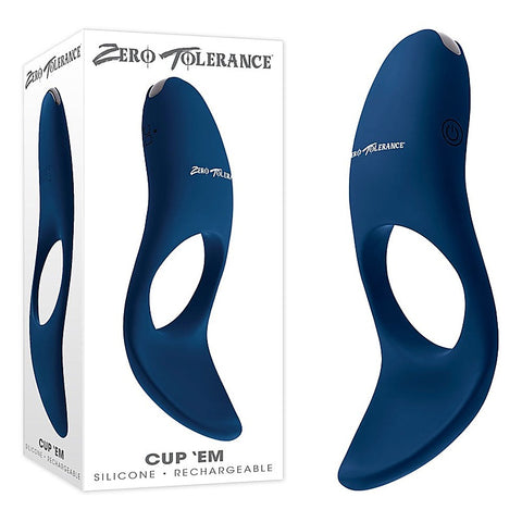 Cup 'Em Silicone Vibrating Cock Ring by Evolved