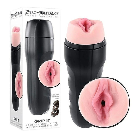 Grip It Lifelike Male Pleasure Stroker by Evolved
