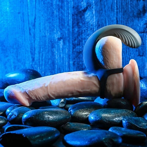 Vibrating Ball Cradle Cock Ring by Evolved