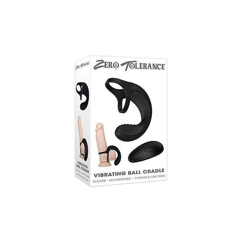 Vibrating Ball Cradle Cock Ring by Evolved