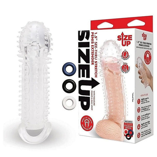 Size Up 1.5 Inch Transparent Comfort Extender