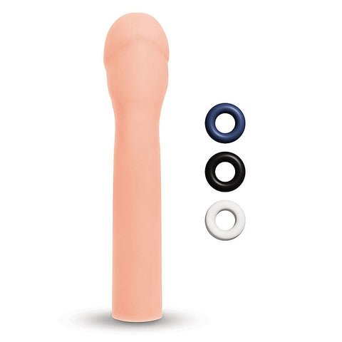 Size Up Mens Realistic Penis Extender Sleeve