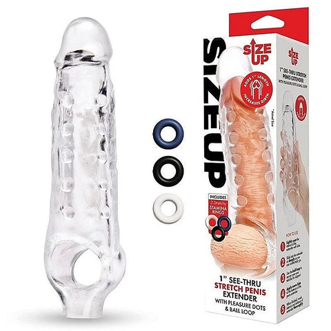 Size Up 1 Inch Penis Enlargement Sleeve