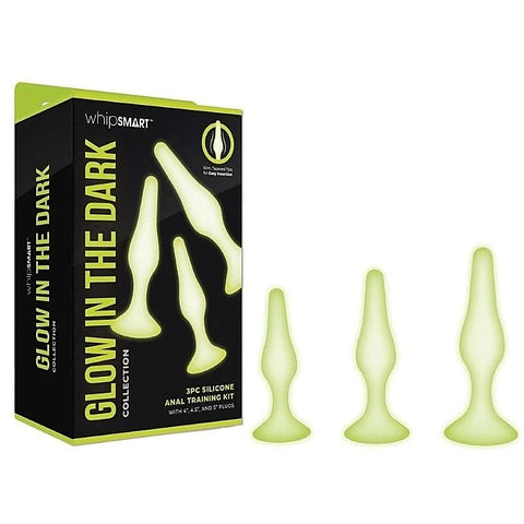 WhipSmart Glow In Dark 3pc Anal Training Kit