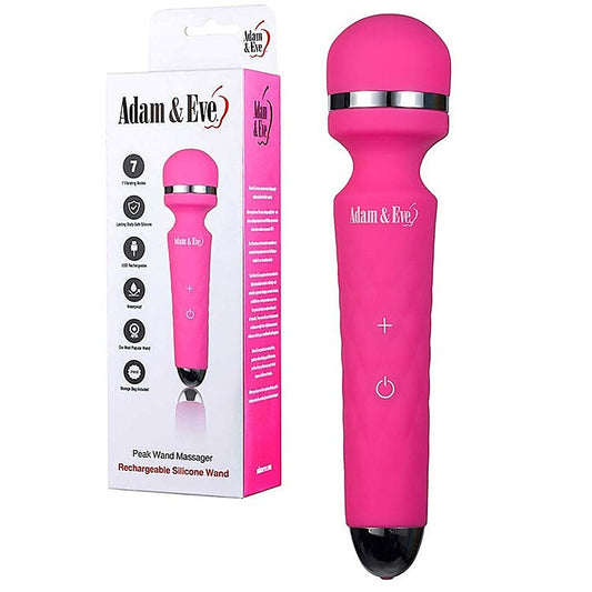 PEAK WAND Silicone Adult Massager by Adam & Eve