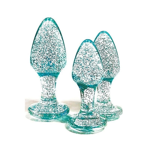 Glitter Gem Butt Plug Set by Adam & Eve