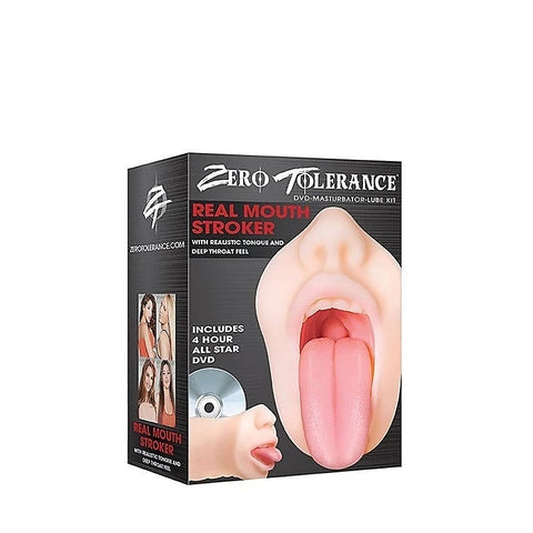 Real Mouth Blowjob Male Stroker by Evolved