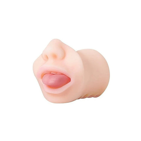 Real Mouth Blowjob Male Stroker by Evolved
