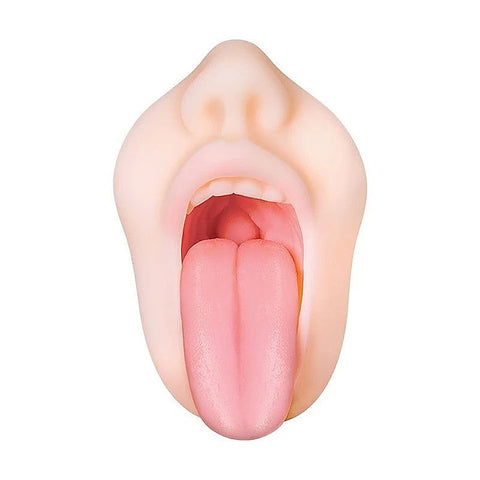 Real Mouth Blowjob Male Stroker by Evolved