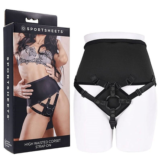 Adjustable Corset Strap-On by Sportsheets