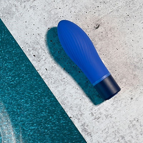 Cobalt Cutie Waterproof Bullet Vibrator by Evolved
