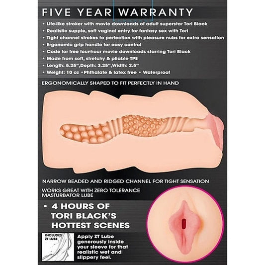Thrill Ride Vibrating Mens Stroker by Evolved