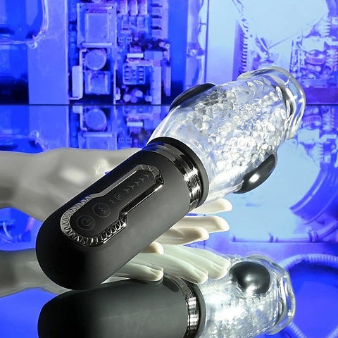 Thrill Ride Vibrating Mens Stroker by Evolved