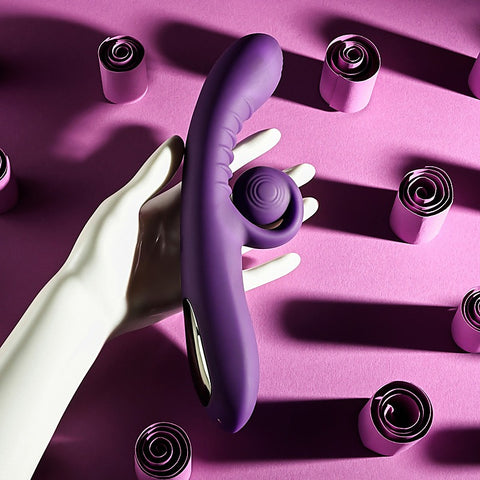 Playboy Pleasure CURLICUE Rabbit Vibrator by Evolved