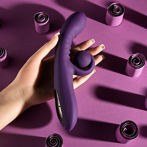 Playboy Pleasure CURLICUE Rabbit Vibrator by Evolved