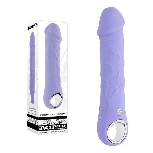 Purple Fantasy Rechargeable Intimate Massager by Evolved