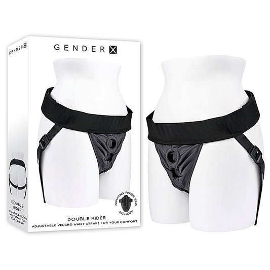 Adjustable Double Rider Strap-On Harness by Evolved