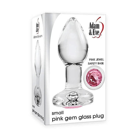 Pink Gem Glass Plug by Adam & Eve Sextoys