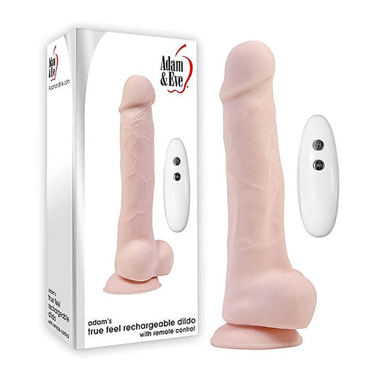 Adams True Feel Rechargeable Dildo by Adam & Eve