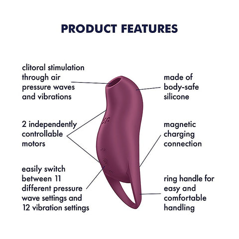 Pocket Pro 1 Multi Functions Silicone Clitoral Massager