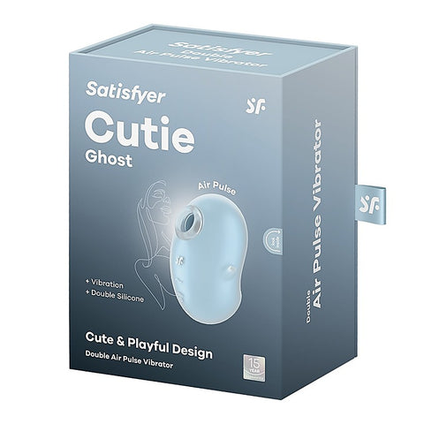 Cutie Ghost Double Air Pulse Clitoral Massager by Satisfyer