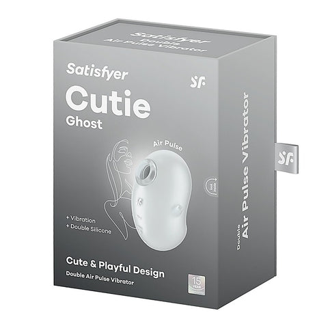 Cutie Ghost Double Air Pulse Clitoral Massager by Satisfyer