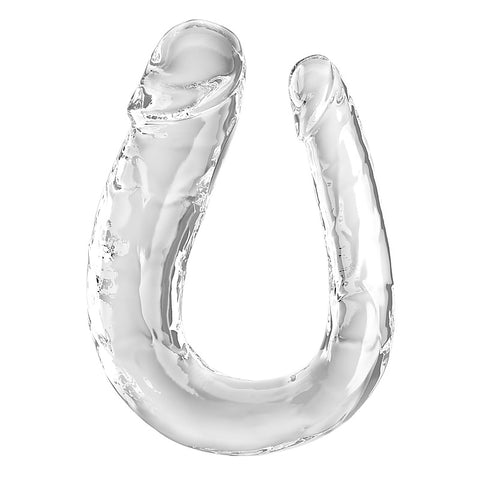 King Cock Clear Double Trouble Realistic Dildo