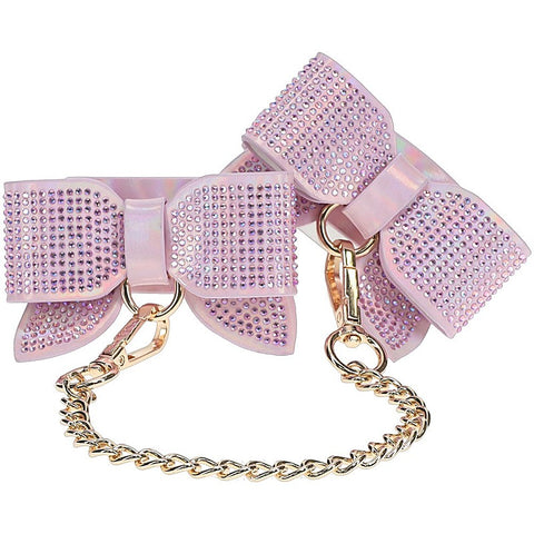 Luxurious Leather Bondage Cuffs by Shots Toys