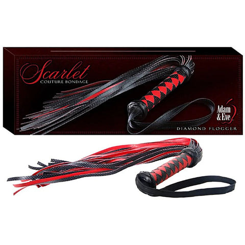 Scarlet Couture Diamond BDSM Flogger by Adam & Eve
