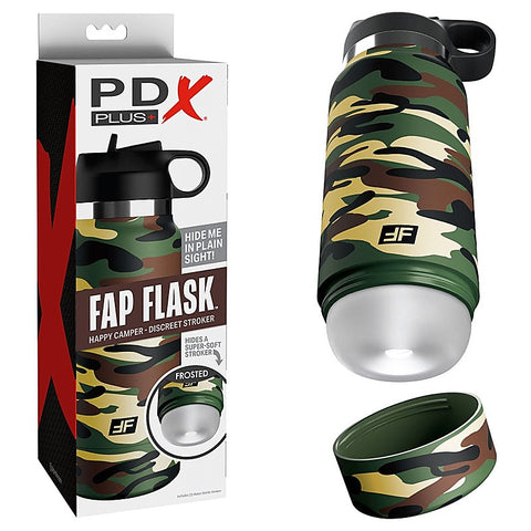 PDX Plus Fap Flask Happy Camper by Pipedream Products