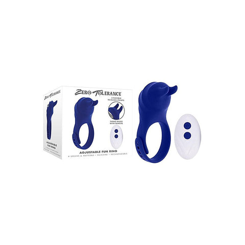 Zero Tolerance Adjustable Fun Remote Control Cock Ring