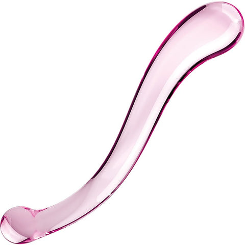 Dillenia Gama Curved Glass G-Spot Dildo by JimmyJane