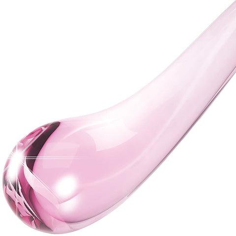 Dillenia Gama Curved Glass G-Spot Dildo by JimmyJane