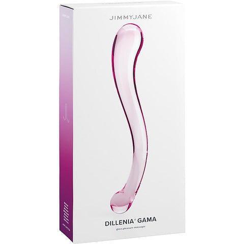 Dillenia Gama Curved Glass G-Spot Dildo by JimmyJane