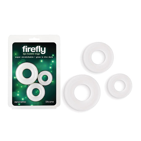 Firefly 3pc Bubble Men's Cock Rings Set by NS Novelties