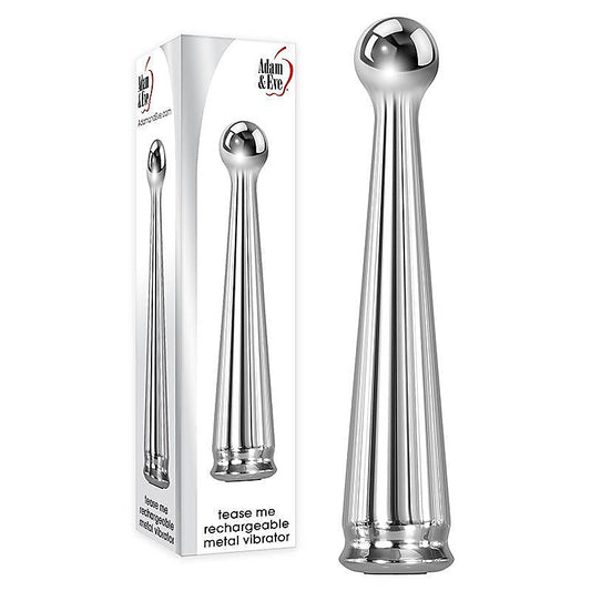 Tease Me Rechargeable Metal Pleasure Vibrator
