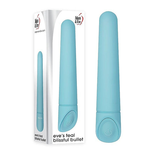 Teal Blissful Bullet Silicone by Adam & Eve