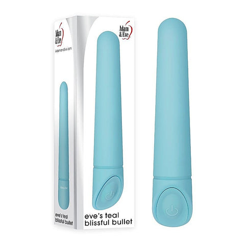Teal Blissful Bullet Silicone by Adam & Eve